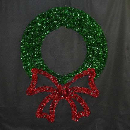 Wreath with Bow 4-Foot